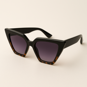 Midnight Fierce Cat-Eye Sunglasses