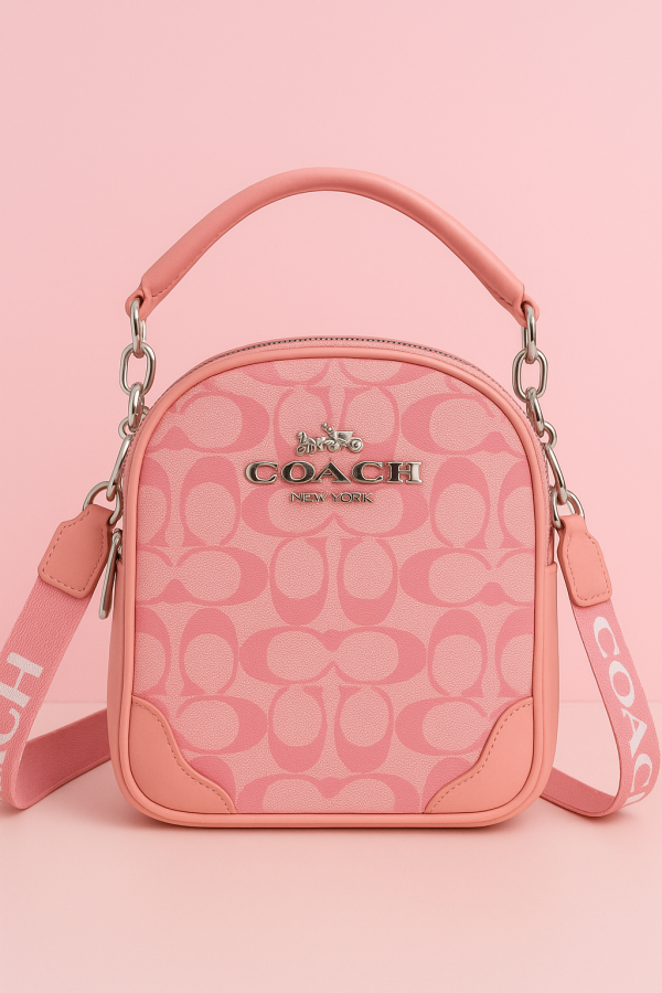Pink Coach Handbag