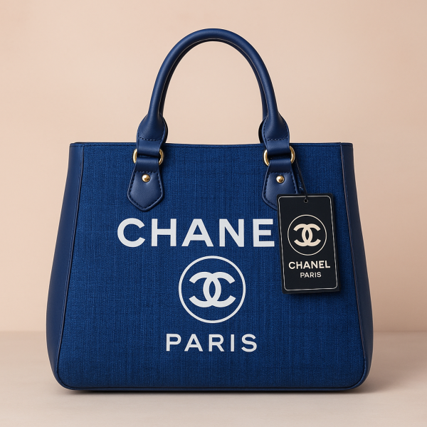 Chanel-Inspired Parisian Chic Denim Tote